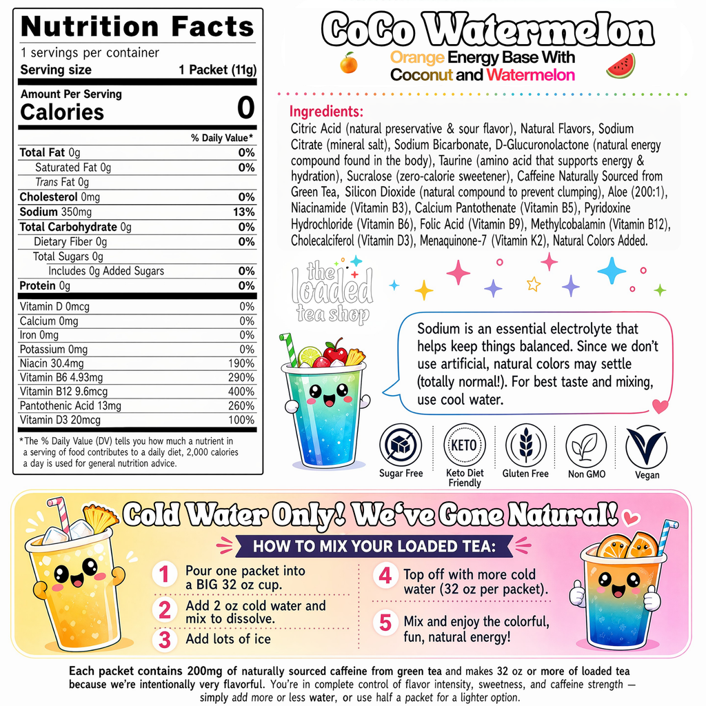 50 Case Coco Watermelon - Try More Flavor