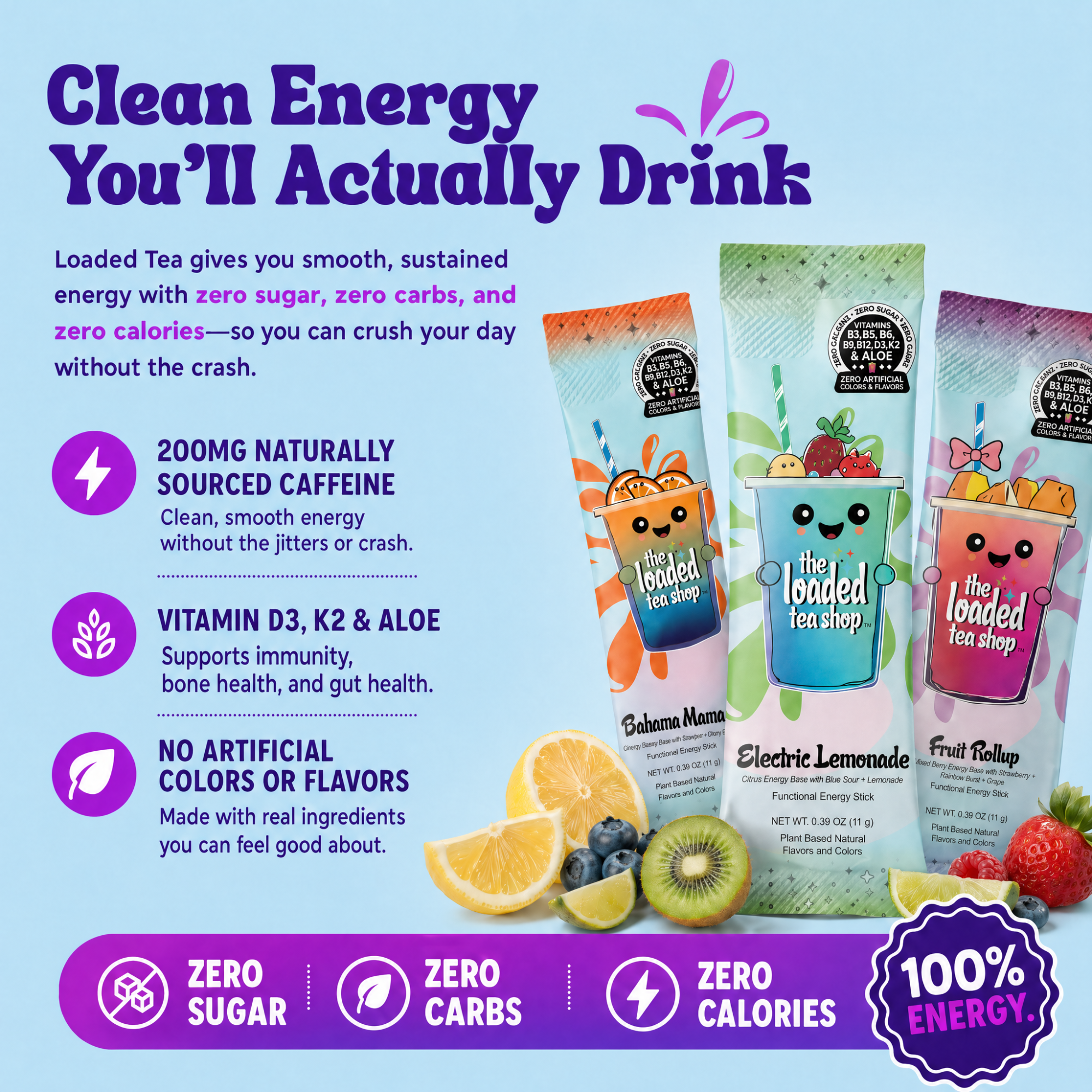 50 Case Candy Crush - Flavor First Tea